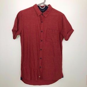 Red Button Down Shirt